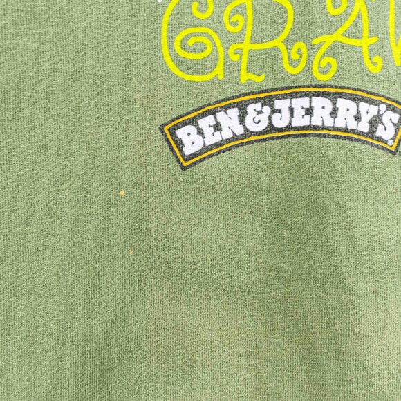 Ben & Jerry's Flavor Graveyard Tour T-Shirt 2004 Large Y2K Retro Ice Cream - Picture 3 of 8